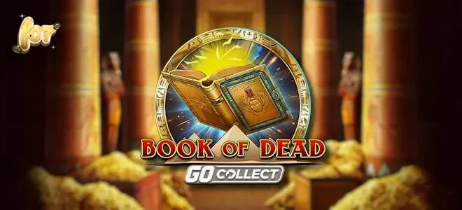 Rich Wilde explorando um templo antigo em Book of Dead GO Collect